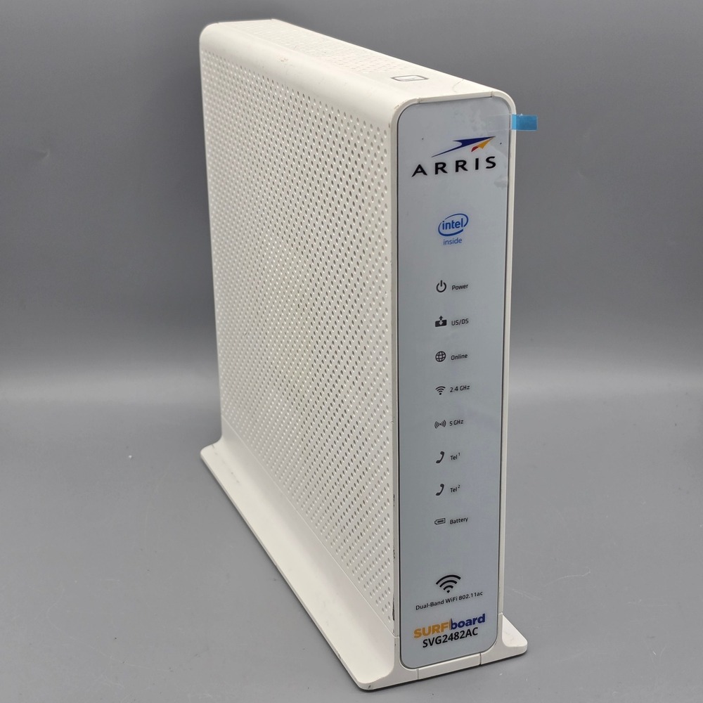 Arris Cable Modem Gateway White SVG2482AC Surfboard Xfinity WiFi Voice TESTED